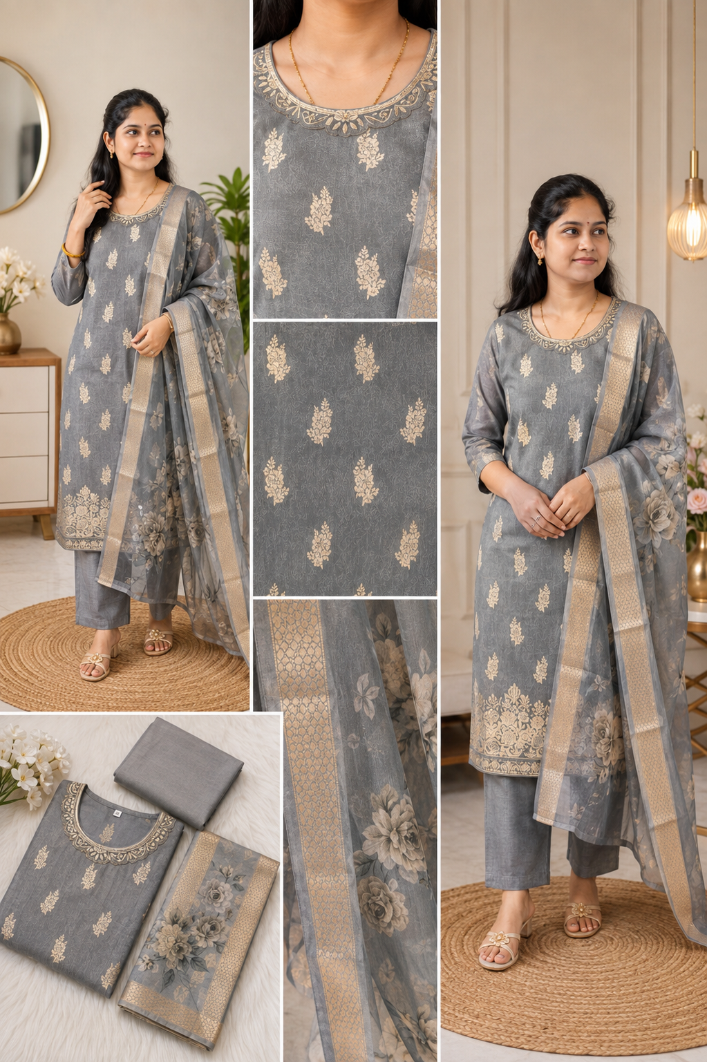 chandari silk dress